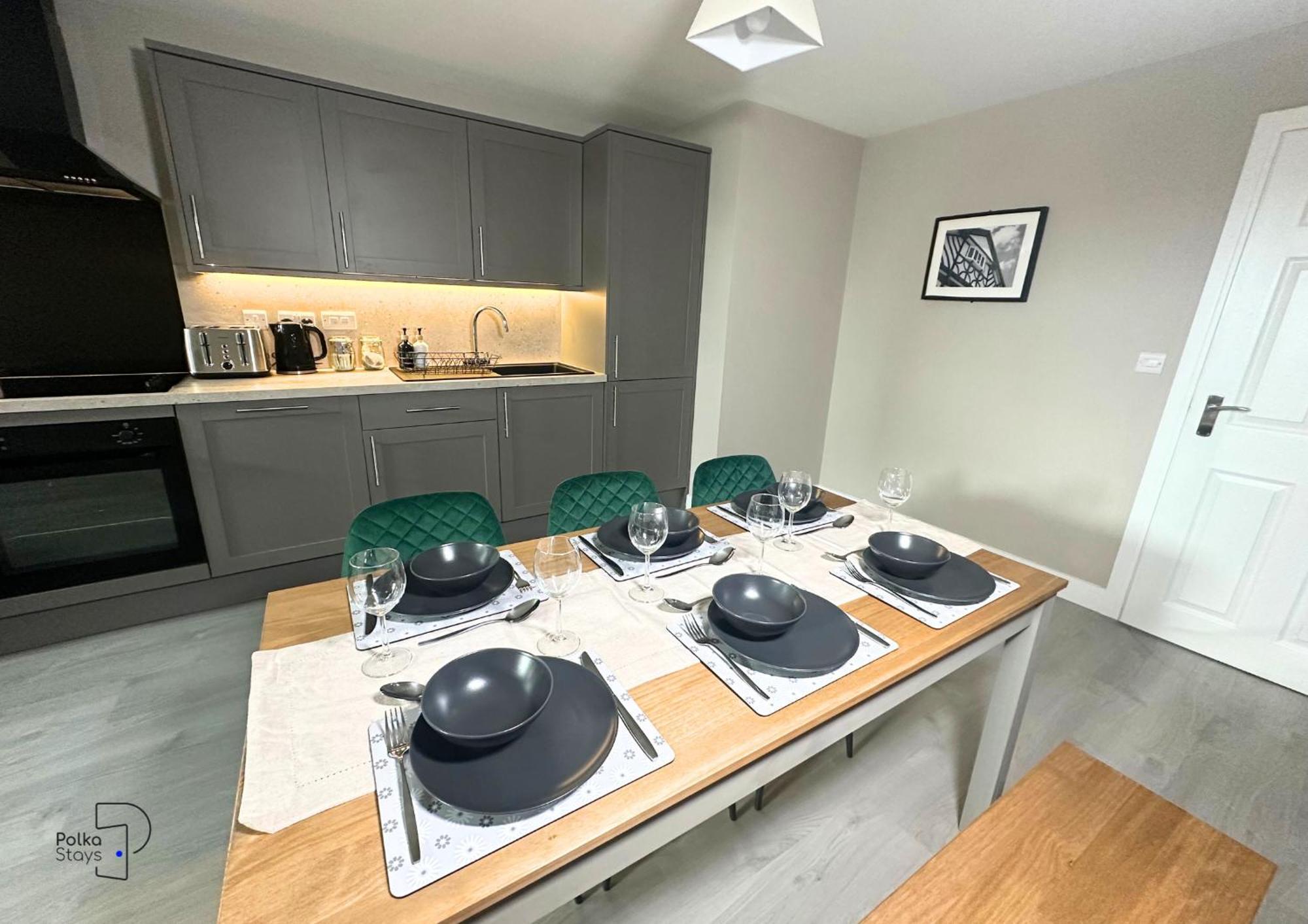 Hanley, Stoke - Modern Spacious Apartments By Polkastays 外观 照片